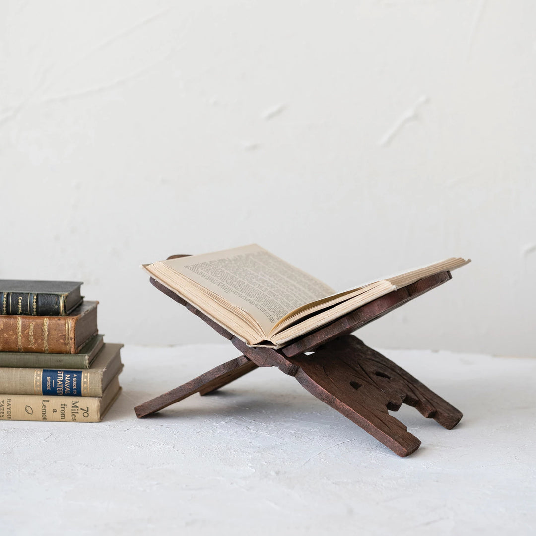 Decorative Reclaimed Wood Book Holder