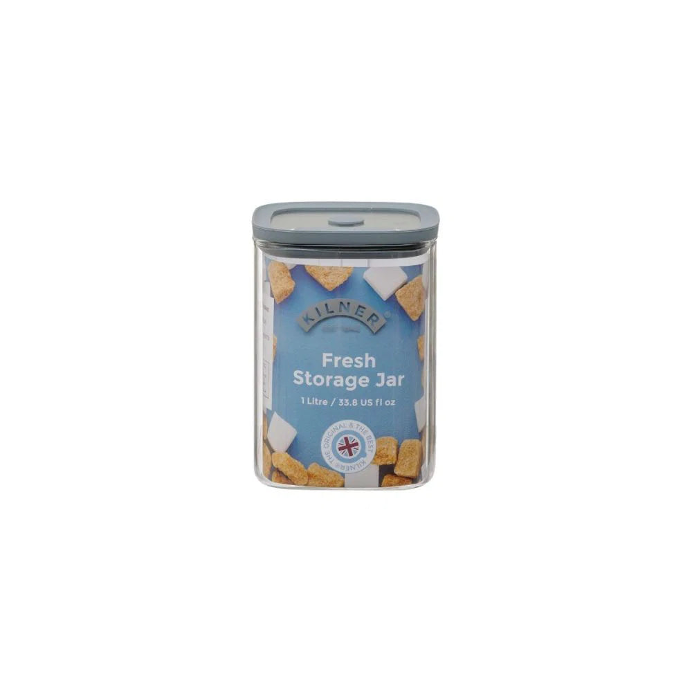 Fresh Storage Square Jar, 33.8oz