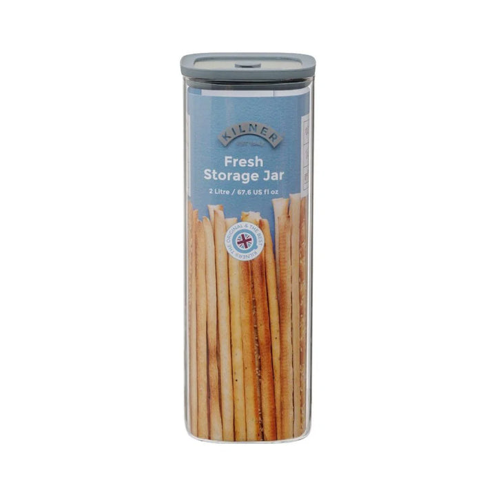 Fresh Storage Square Jar, 67.6oz