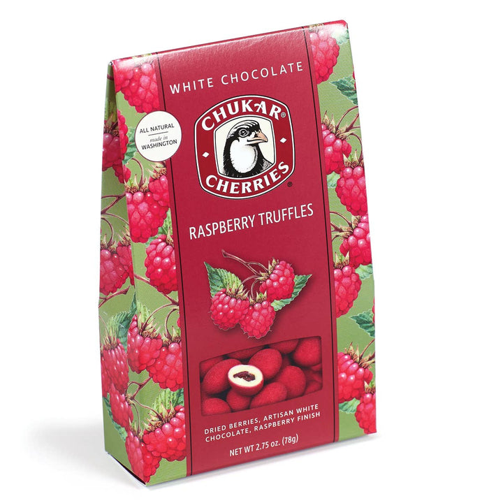 Raspberry Truffles - White Chocolate Box, 2.75 oz