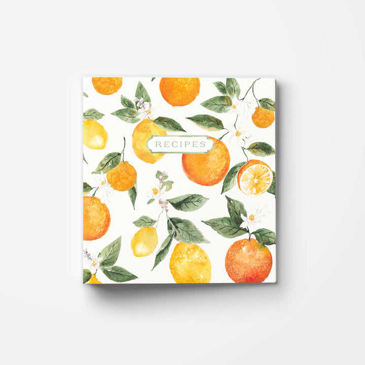 3-Ring Recipe Binder in Citrus