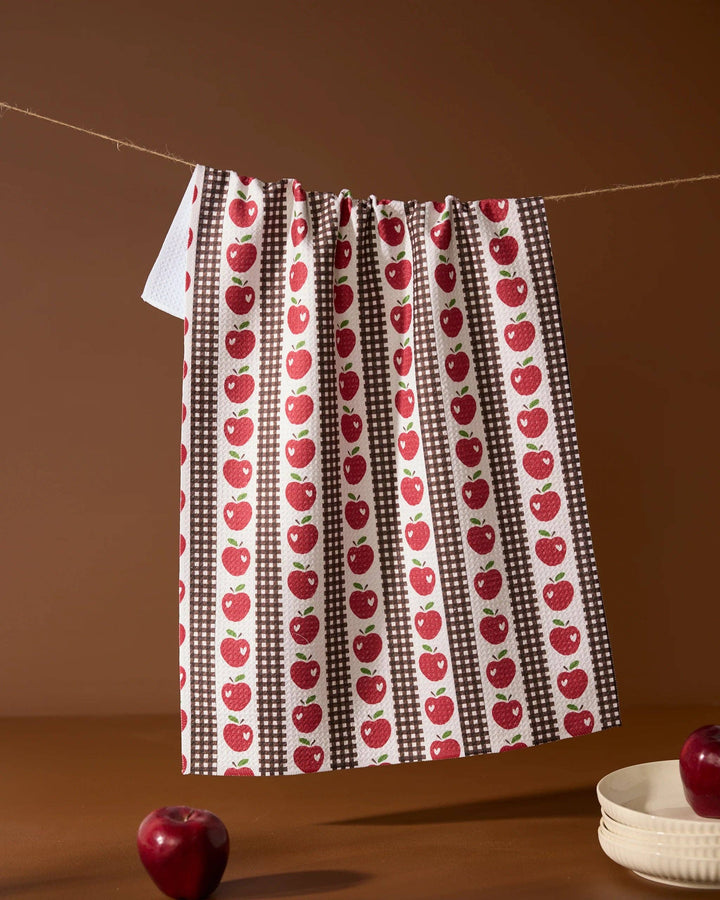 Apple Picking Day Kitchen Tea Towel