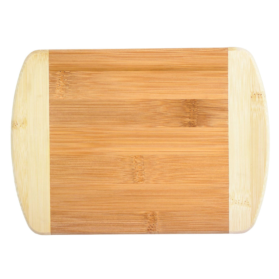 8" Two-Tone Small Bamboo Cutting/Bar Board