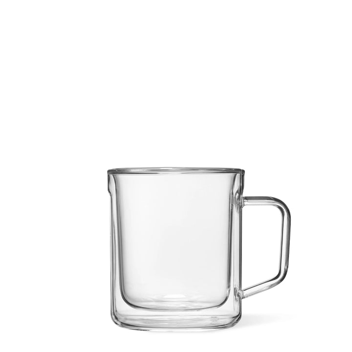 Double Walled Glass Mug, Set of 2