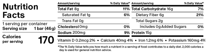 Peanut Butter Blackberry Protein Bar