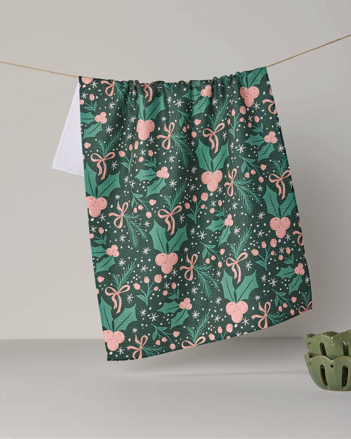 Sugarplum Florals Tea Towel - Holiday 2026