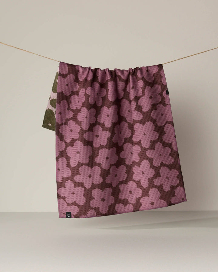 Fuzzy Floral Luxe Kitchen Towel