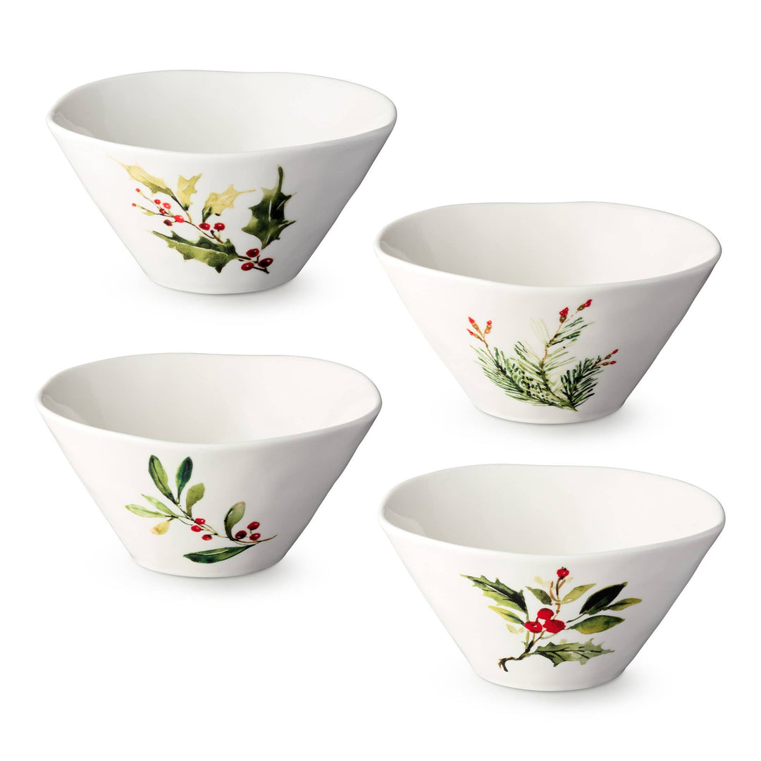 Holly and Vines Ice Cream Bowl