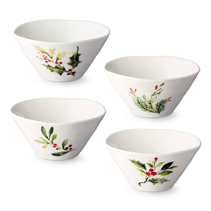 Holly and Vines Ice Cream Bowl