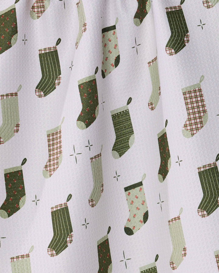 Stocking Medley Tea Towel - Holiday 2026