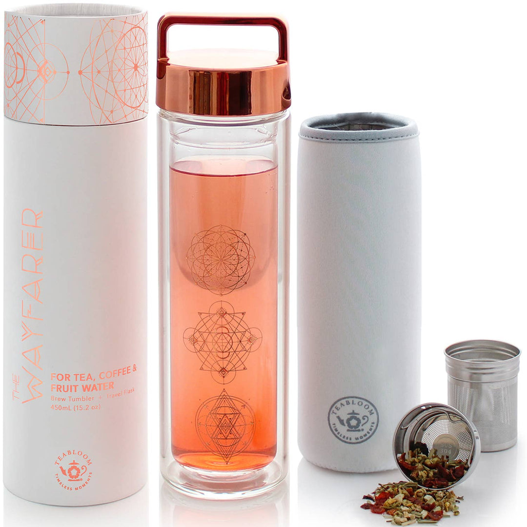 Teabloom All-purpose Beverage Tumbler, 15oz