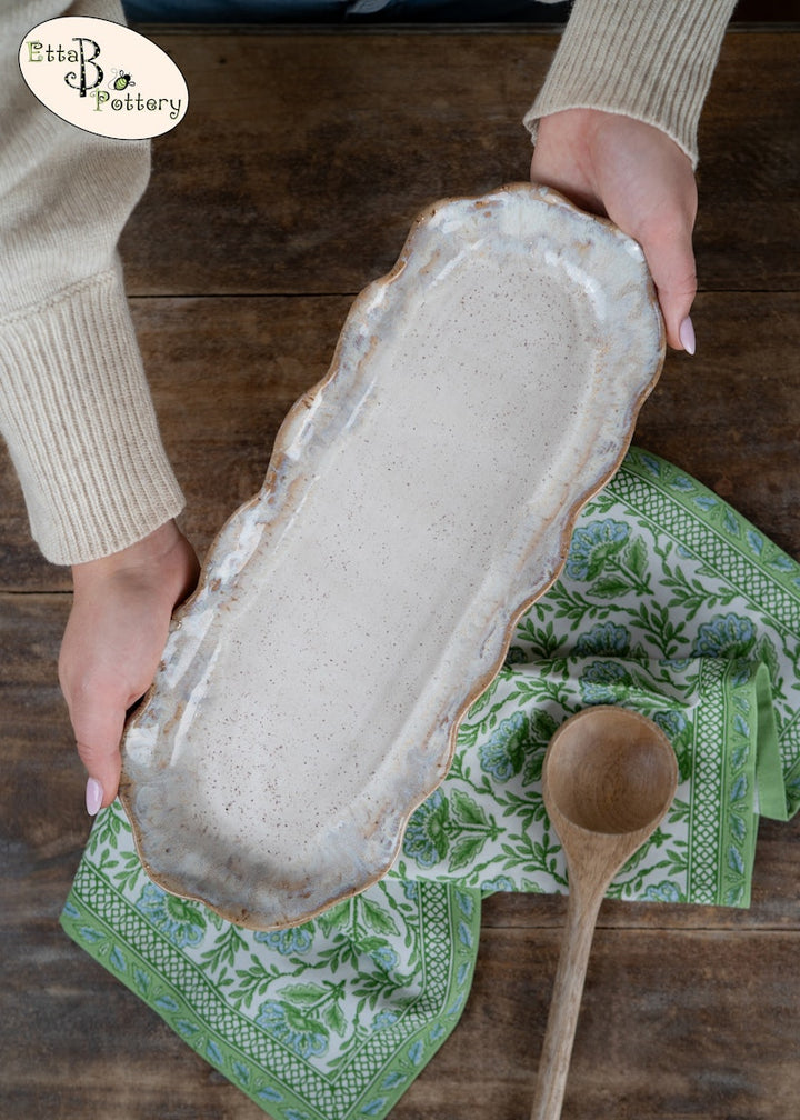 Etta B Pottery Snack Tray