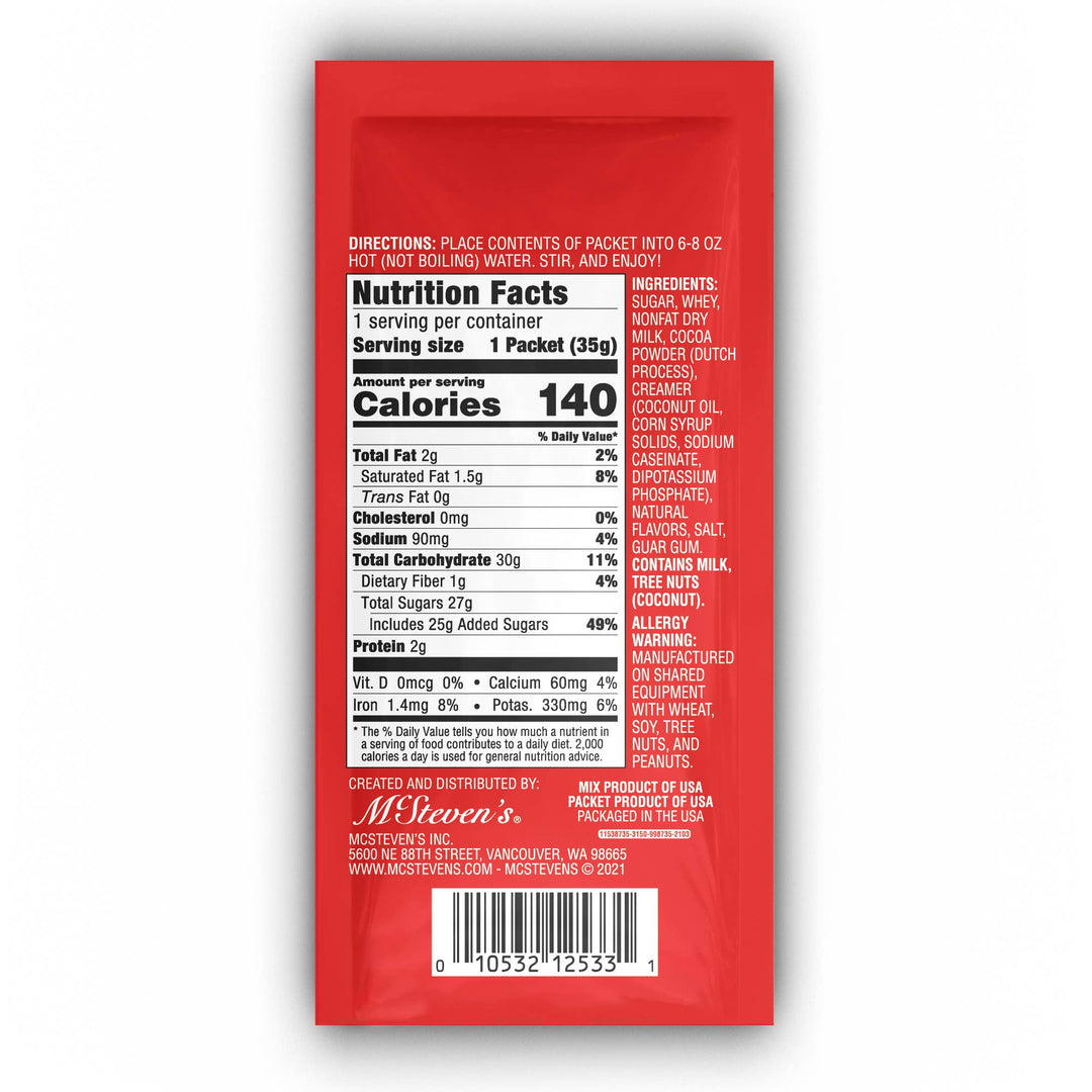 Candy Cane Cocoa Packet