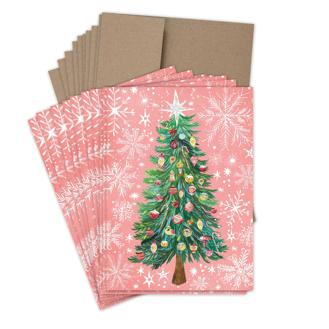 Oh Christmas Tree Boxed Holiday Cards - Set of 10