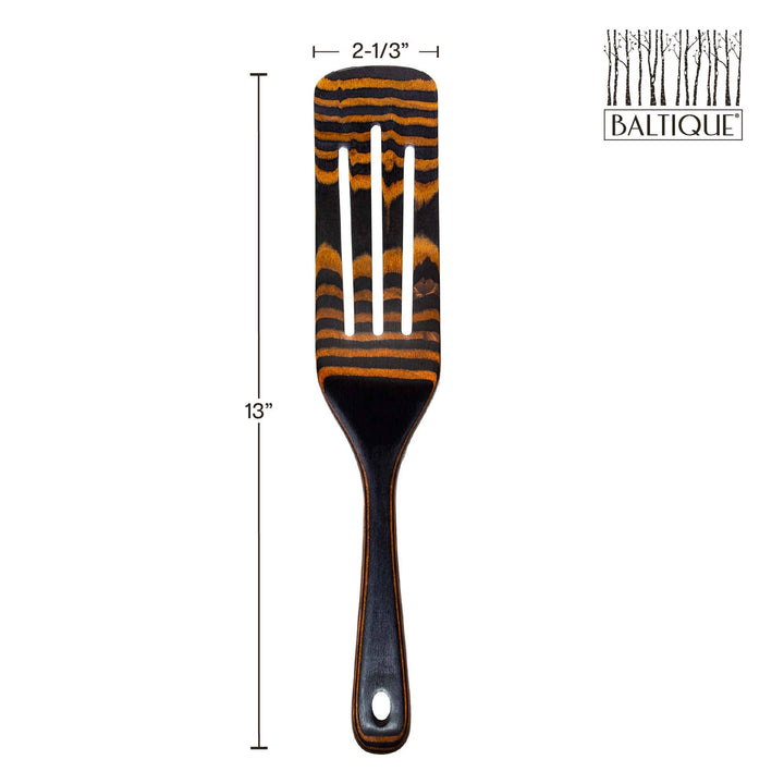 Baltique® Serengeti Collection Slotted Wooden Spurtle, 13"