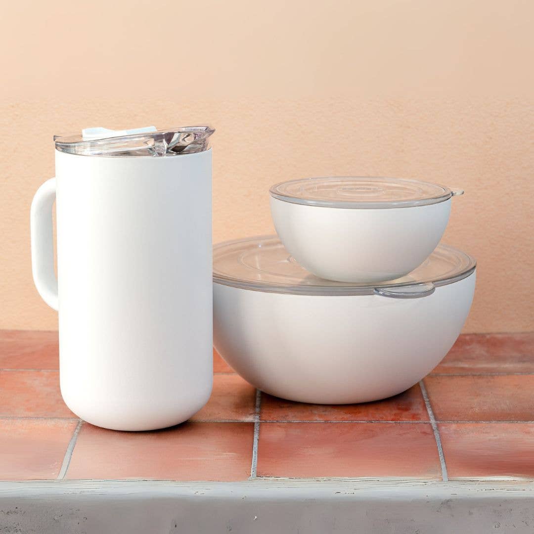 Vacuum-Insulated Small Bowl in White Icing