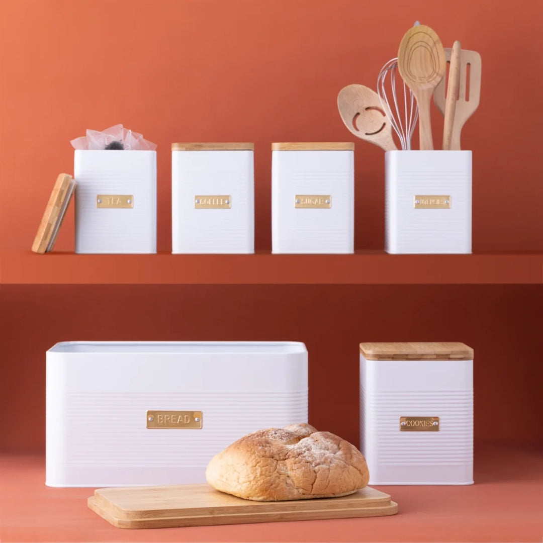 Otto White Coffee Storage
