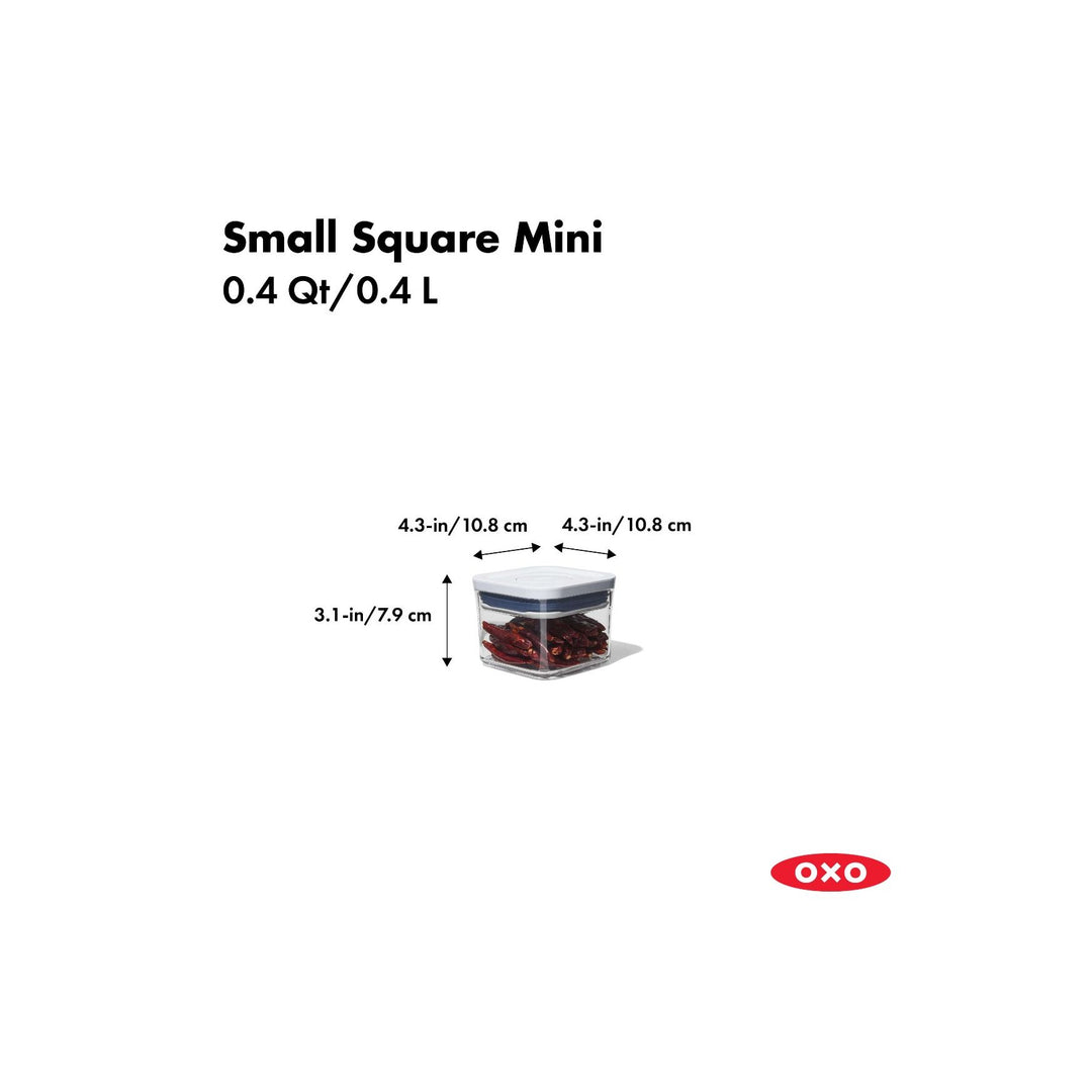 OXO POP Container - Small Square Mini (0.4 Qt.)