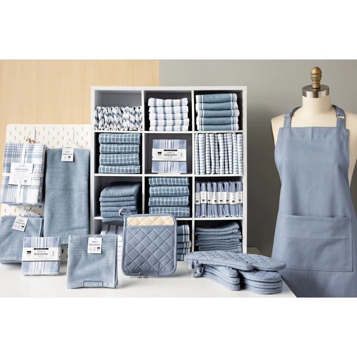 Ripple Dishcloths Slate Blue