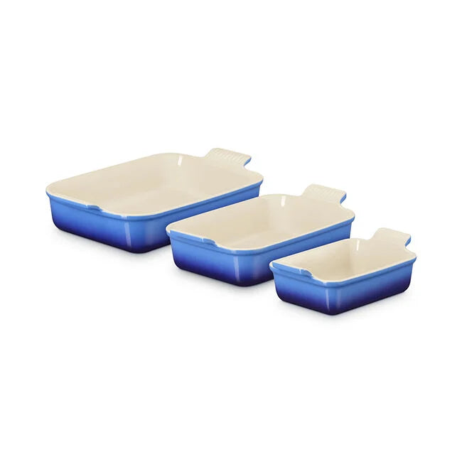 Heritage Set of 3 Rectangular Dishes