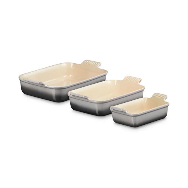 Heritage Set of 3 Rectangular Dishes