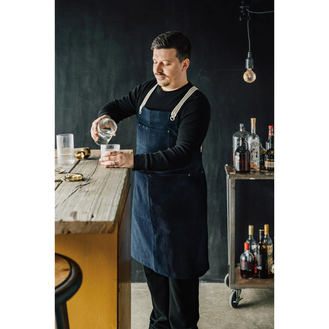 Short Fluted Glass Tumbler, 12oz