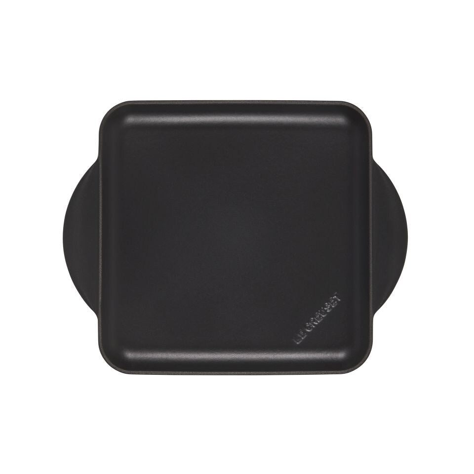 Le Creuset Square Griddle - Licorice/Matte Black