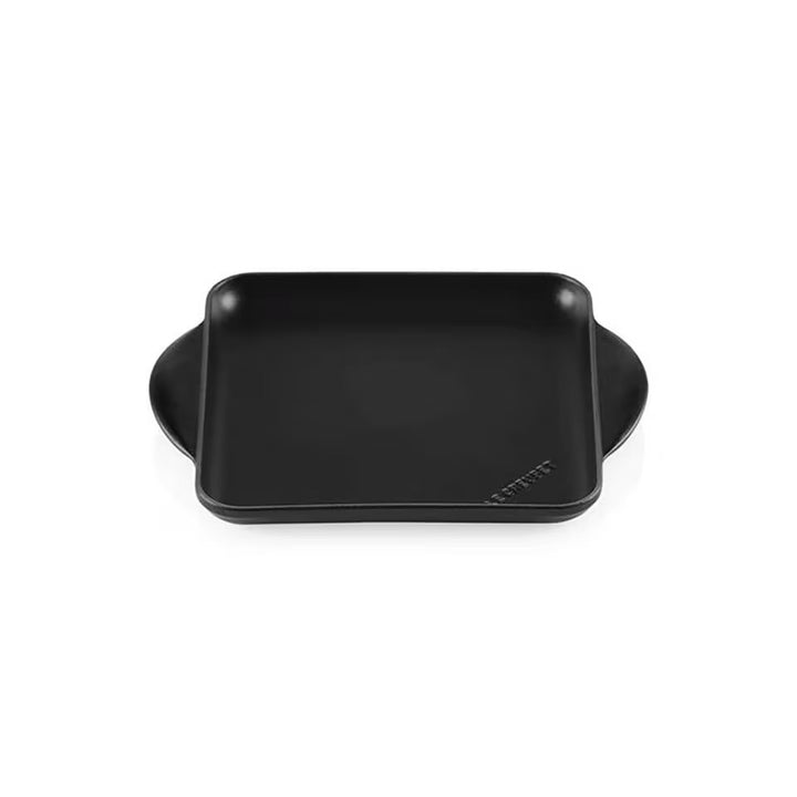 Le Creuset Square Griddle - Licorice/Matte Black