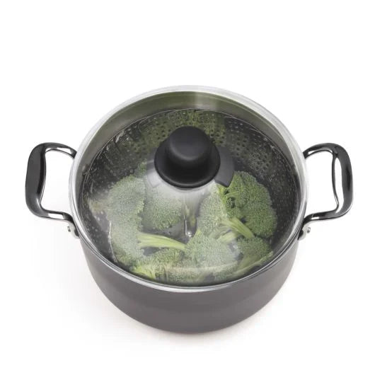 Stainless Steel Steamer with Extendable Handle