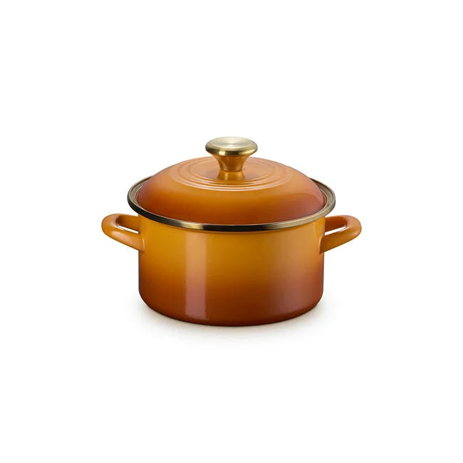 Le Creuset Traditional Petite Stockpot with Gold Knob, 3.8qt
