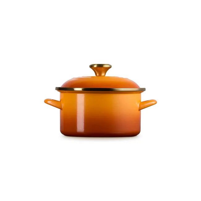Le Creuset Traditional Petite Stockpot with Gold Knob, 3.8qt