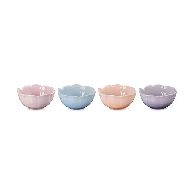 Set of 4 Petal Mini Bowls