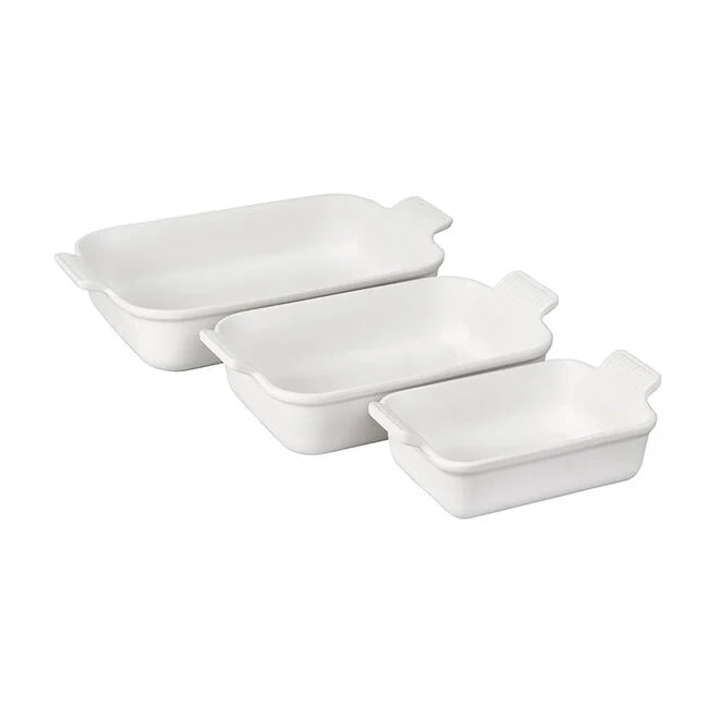 Heritage Set of 3 Rectangular Dishes