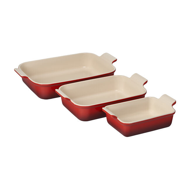 Heritage Set of 3 Rectangular Dishes