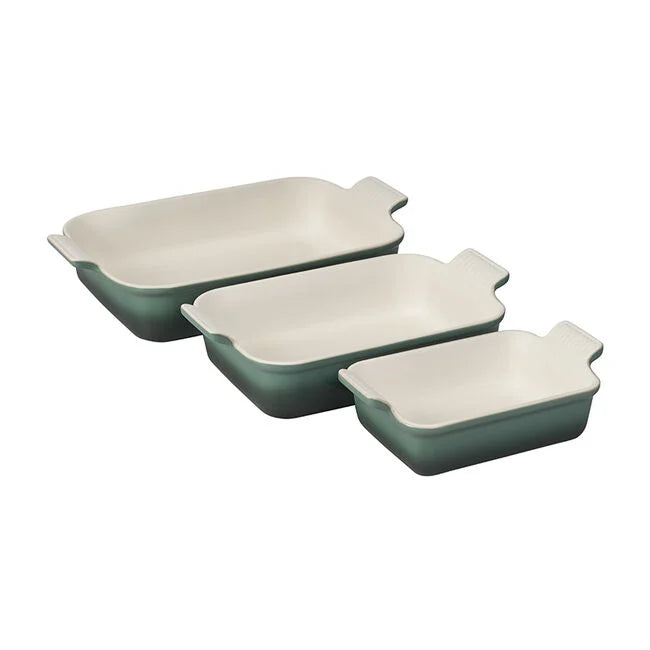 Heritage Set of 3 Rectangular Dishes