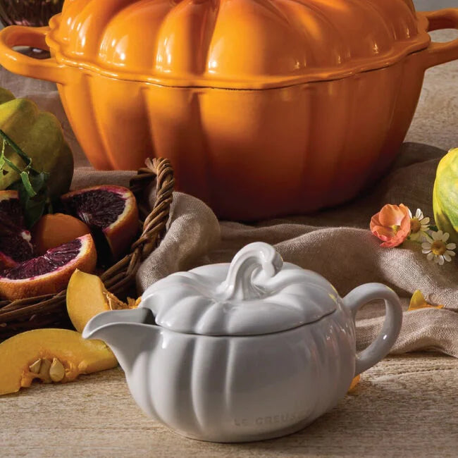 Pumpkin Gravy Boat with Lid