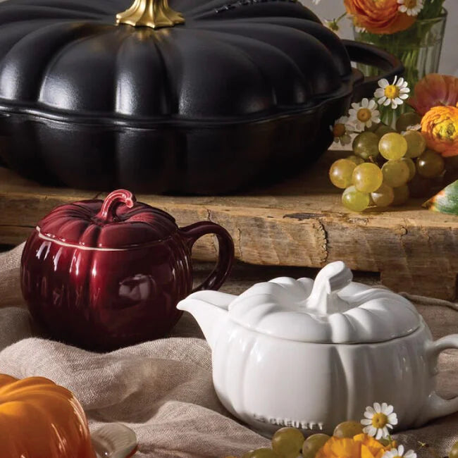 Pumpkin Gravy Boat with Lid