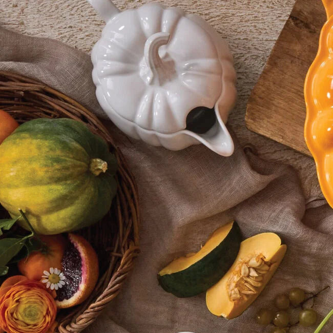 Pumpkin Gravy Boat with Lid