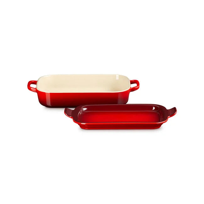 Rectangular Dish with Platter Lid, 3qt