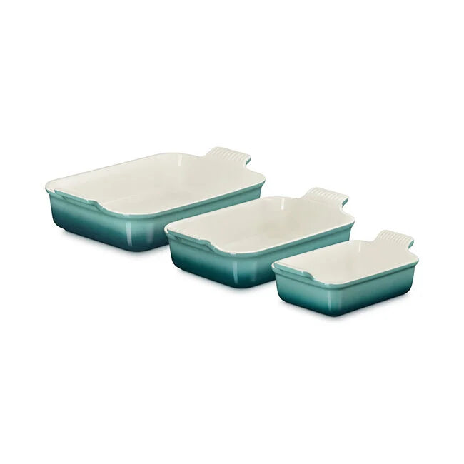 Heritage Set of 3 Rectangular Dishes