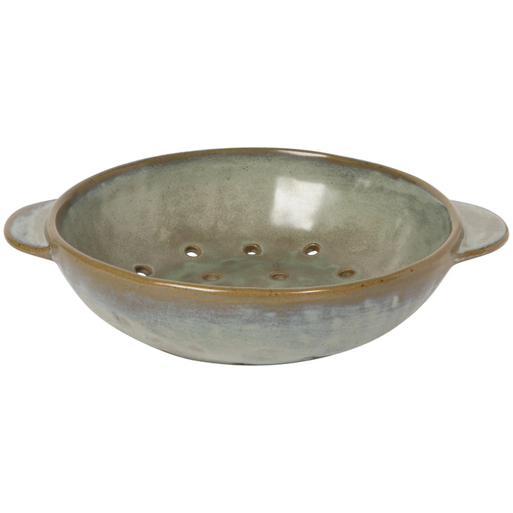 Gray Stoneware Fruit Bowl 7"
