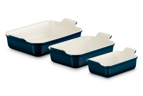Heritage Set of 3 Rectangular Dishes