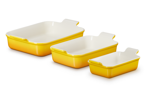 Heritage Set of 3 Rectangular Dishes