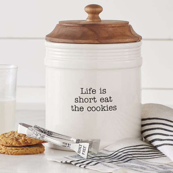 Life is Short Eat The Cookies Jar