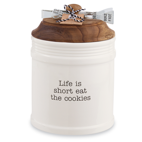 Life is Short Eat The Cookies Jar