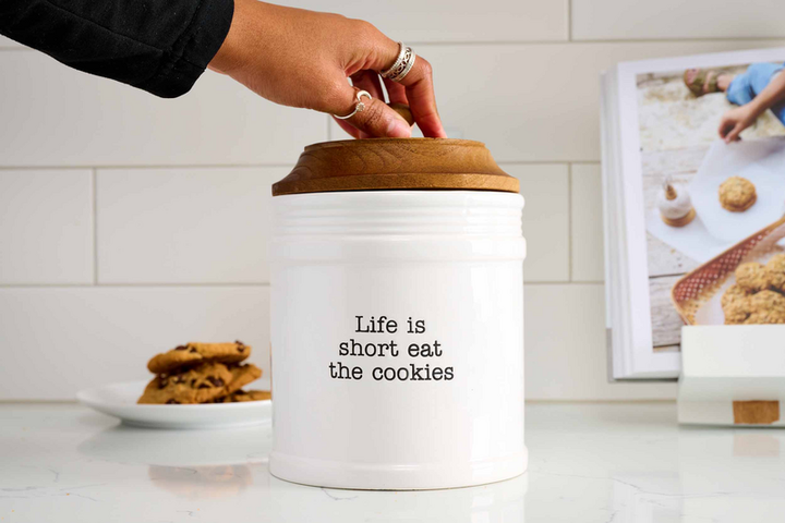 Life is Short Eat The Cookies Jar