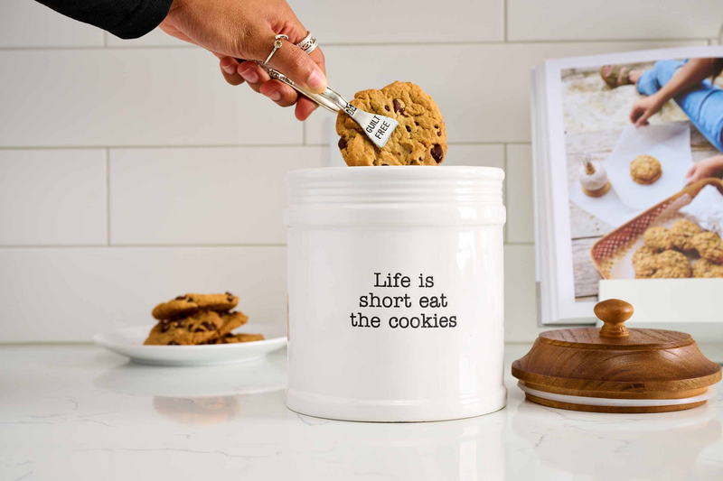 Life is Short Eat The Cookies Jar