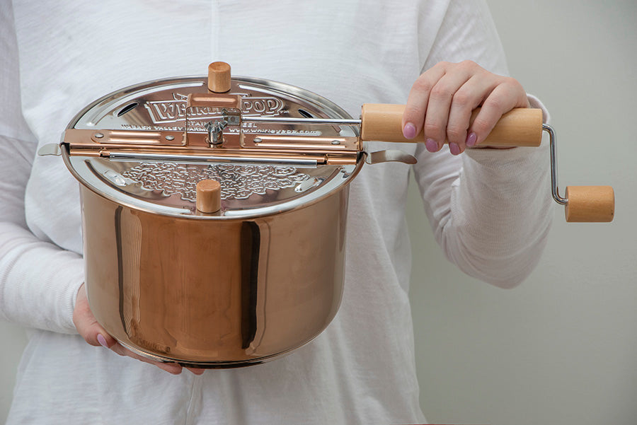 Copper Plated Stainless Steel Whirley-Pop