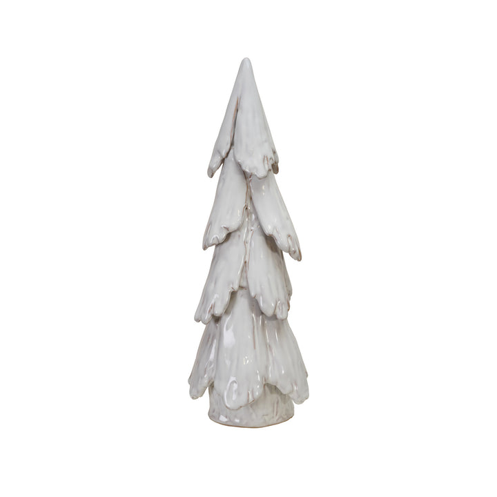 Handmade Reactive Glaze White Stoneware Tree