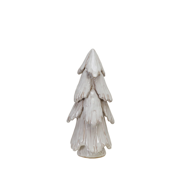 Handmade Reactive Glaze White Stoneware Tree